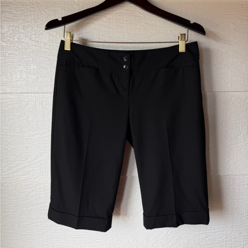 The Limited Drew Fit Black Bermuda Shorts Size 2 14” Inseam